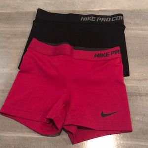 Nike pro bundle (2) size XS